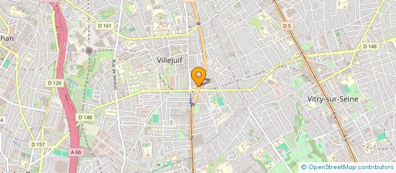 localisation de l'entreprise SYNDIC COPROP 148 BD MAXIME GORKI à VILLEJUIF