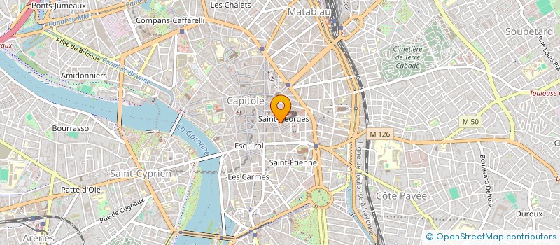 localisation de l'entreprise SYNDIC COPROP 16 PLACE ST GEORGES à TOULOUSE