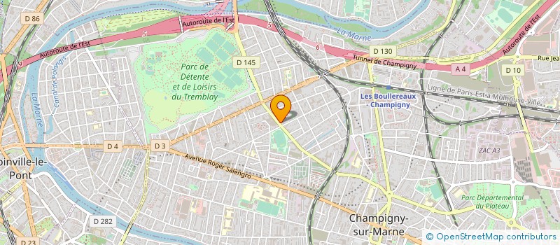 localisation de l'entreprise SYNDIC COPROP 162 BD STALINGRAD  CHAMPIGNY-SUR-MARNE