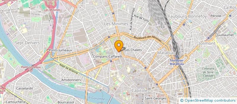 localisation de l'entreprise SYNDIC COPROP 17 RUE AUBER à TOULOUSE