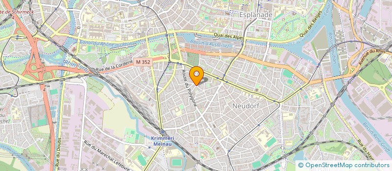 localisation de l'entreprise SYNDIC COPROP 17 RUE BALDNER à STRASBOURG