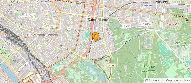 localisation de l'entreprise SYNDIC COPROP 18 AV ALPHAND  SAINT-MANDE