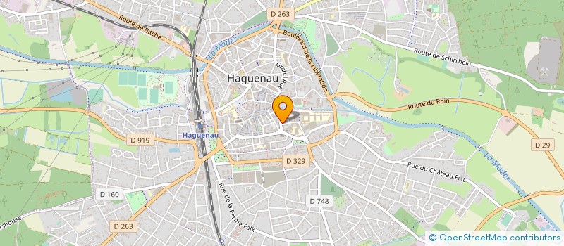 localisation de l'entreprise SYNDIC COPROP 18 RTE SCHIRRHEIN  HAGUENAU