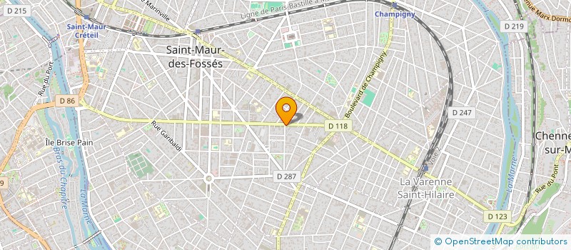 localisation de l'entreprise SYNDIC COPROP 180 BD. DE CRETEIL à SAINT-MAUR-DES-FOSSES