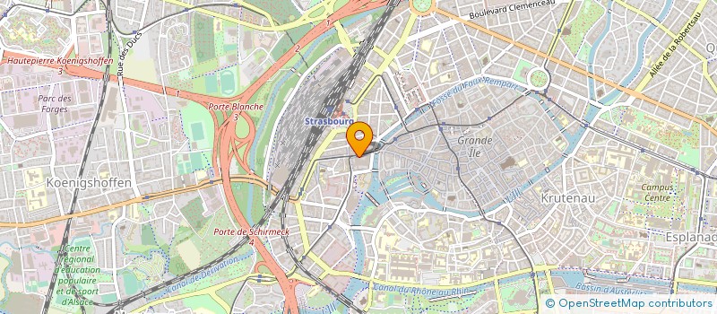 localisation de l'entreprise SYNDIC COPROP 19 FAUBOURG NATIONAL à STRASBOURG
