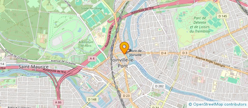 localisation de l'entreprise SYNDIC COPROP 2 QUAI PIERRE BROSSOLETTE  JOINVILLE-LE-PONT