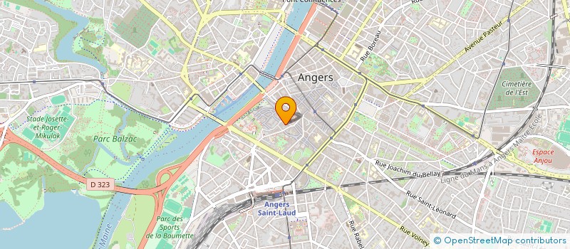 localisation de l'entreprise SYNDIC COPROP 20 22 PLACE FREPPEL à ANGERS