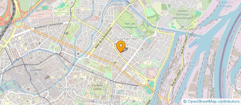 localisation de l'entreprise SYNDIC COPROP 20 A RUE DE VERDUN à STRASBOURG