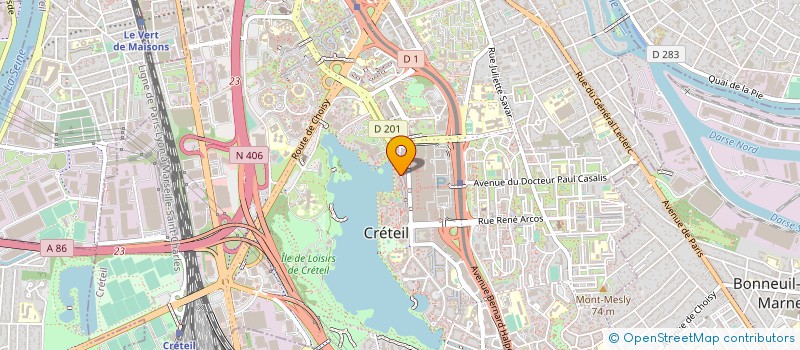 localisation de l'entreprise SYNDIC COPROP 20 ALL TOISON D'0R  CRETEIL