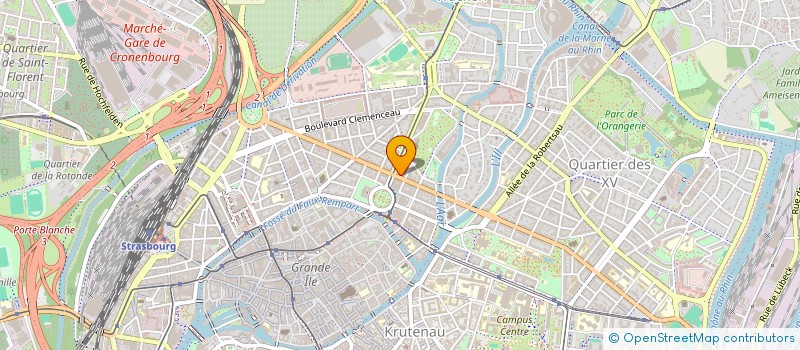 localisation de l'entreprise SYNDIC COPROP 20 AV DES VOSGES à STRASBOURG