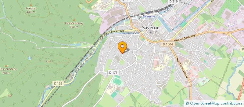 localisation de l'entreprise SYNDIC COPROP 20 R ERCKMANN CHATRIAN  SAVERNE