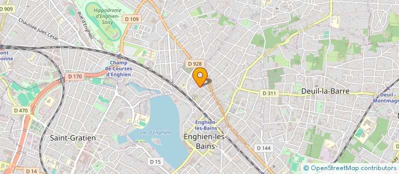 localisation de l'entreprise SYNDIC COPROP 21 R PELIGOT  ENGHIEN-LES-BAINS