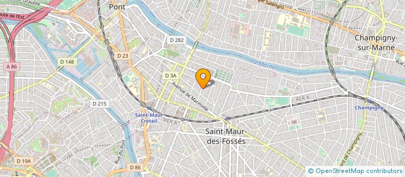 localisation de l'entreprise SYNDIC COPROP 22 RUE DE BOURGOGNE à SAINT-MAUR-DES-FOSSES