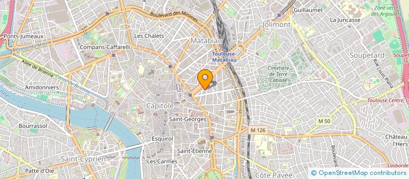 localisation de l'entreprise SYNDIC COPROP 22 RUE DES 7 TROUBADOURS à TOULOUSE
