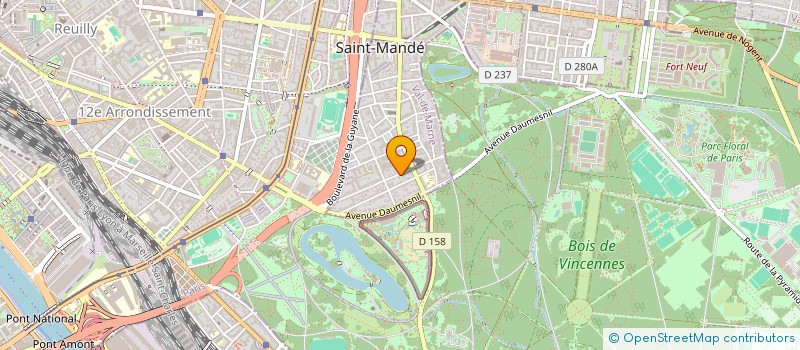 localisation de l'entreprise SYNDIC COPROP 23 AV STE MARIE à SAINT-MANDE