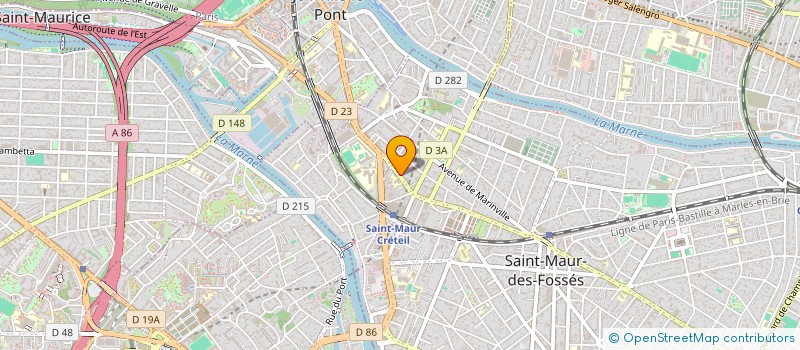 localisation de l'entreprise SYNDIC COPROP 23 RUE DE LA VARENNE à SAINT-MAUR-DES-FOSSES