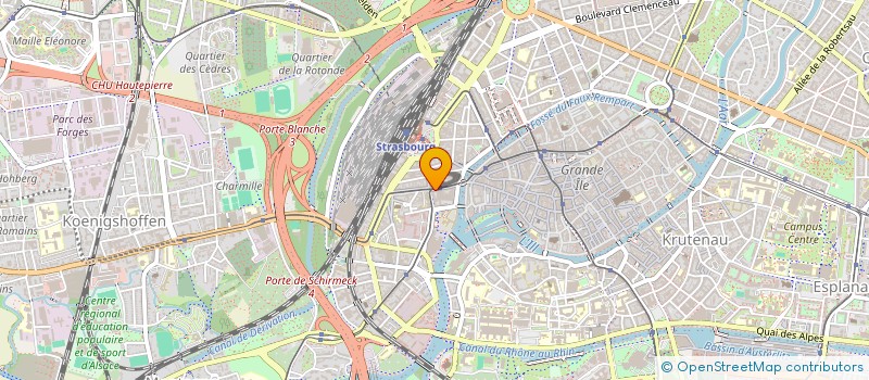 localisation de l'entreprise SYNDIC COPROP 23 RUE DU FBG NATIONAL à STRASBOURG