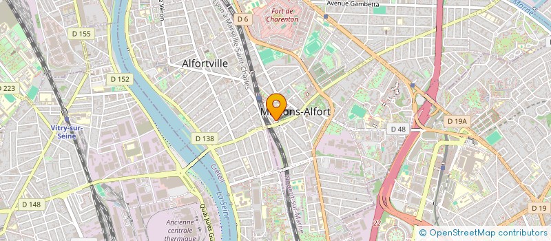 localisation de l'entreprise SYNDIC COPROP 23 RUE SEMARD à MAISONS-ALFORT