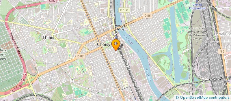 localisation de l'entreprise SYNDIC COPROP 24 AVE ANATOLE FRANCE  CHOISY-LE-ROI