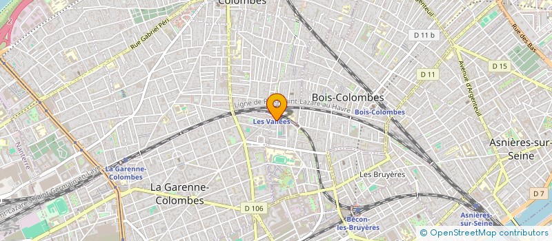 localisation de l'entreprise SYNDIC COPROP 26 R DES PEUPLIERS à BOIS-COLOMBES