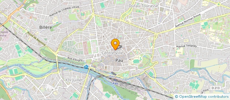 localisation de l'entreprise SYNDIC COPROP 26 RUE SERVIEZ à PAU