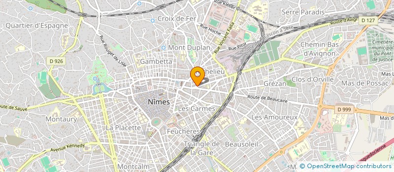 localisation de l'entreprise SYNDIC COPROP 27 RUE PIERRE SEMARD  NIMES
