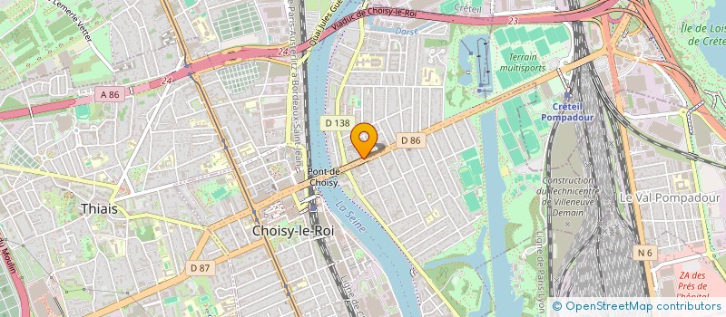 localisation de l'entreprise SYNDIC COPROP 29 AV VICTOR HUGO à CHOISY-LE-ROI