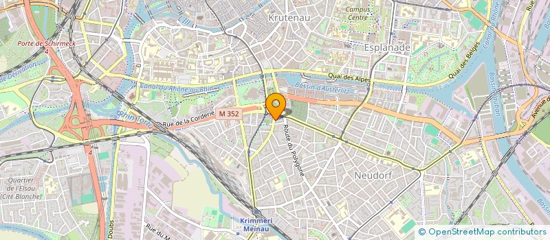localisation de l'entreprise SYNDIC COPROP 29 RTE DE COLMAR à STRASBOURG