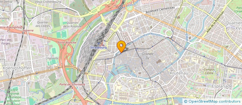 localisation de l'entreprise SYNDIC COPROP 3 R VIEUX MARCHE AUX VINS à STRASBOURG