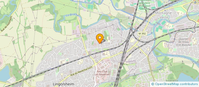 localisation de l'entreprise SYNDIC COPROP 3 RUE DES BOIS  LINGOLSHEIM