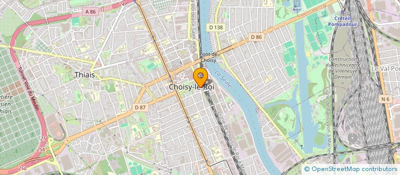 localisation de l'entreprise SYNDIC COPROP 31 AV ANATOLE FRANCE  CHOISY-LE-ROI