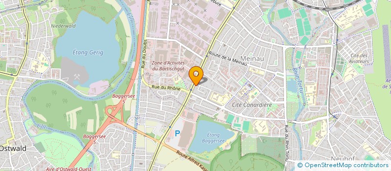 localisation de l'entreprise SYNDIC COPROP 317 RTE DE COLMAR à STRASBOURG