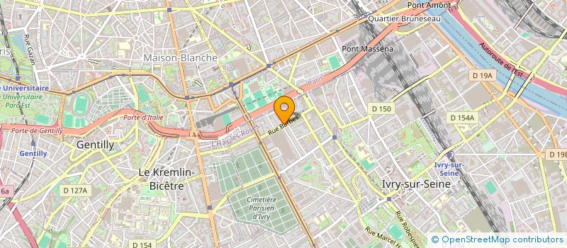 localisation de l'entreprise SYNDIC COPROP 32-34 RUE BARBES à IVRY-SUR-SEINE