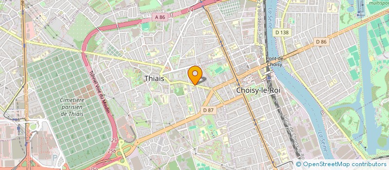 localisation de l'entreprise SYNDIC COPROP 34 AV RENE PANHARD à THIAIS
