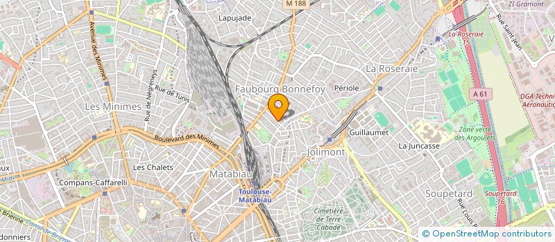 localisation de l'entreprise SYNDIC COPROP 35-37-39 RUE ST LOUIS à TOULOUSE