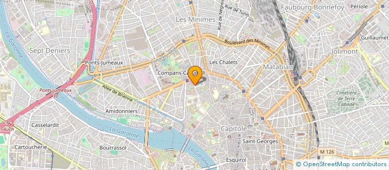 localisation de l'entreprise SYNDIC COPROP 36 RUE LASCROSSES à TOULOUSE