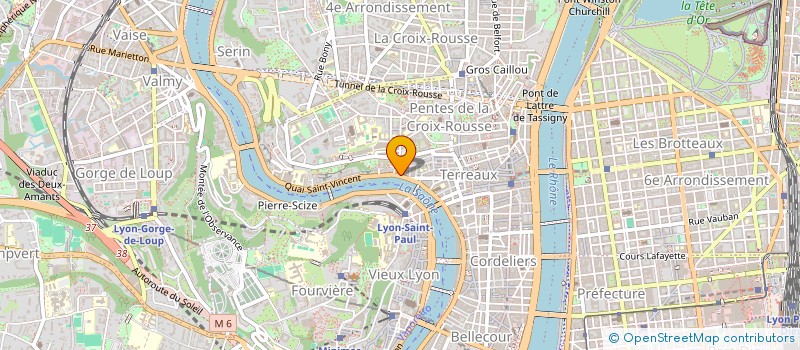 localisation de l'entreprise SYNDIC COPROP 39 QUAI ST VINCENT  LYON