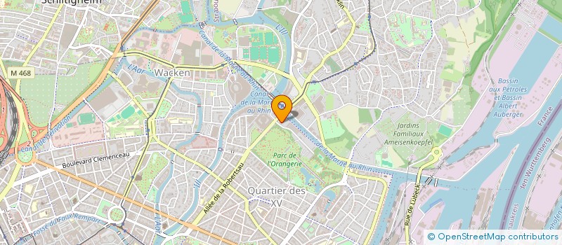 localisation de l'entreprise SYNDIC COPROP 4-6-8 AV DE L'EUROPE à STRASBOURG