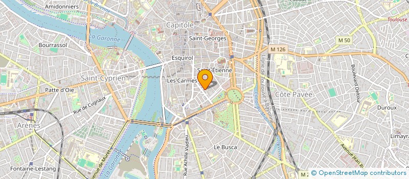 localisation de l'entreprise SYNDIC COPROP 4 RUE ESPINASSE  TOULOUSE