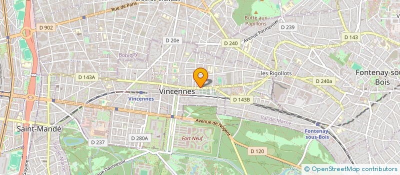localisation de l'entreprise SYNDIC COPROP 40-42 RUE DE FONTENAY à VINCENNES