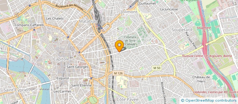 localisation de l'entreprise SYNDIC COPROP 41 AVE DE LA GLOIRE à TOULOUSE