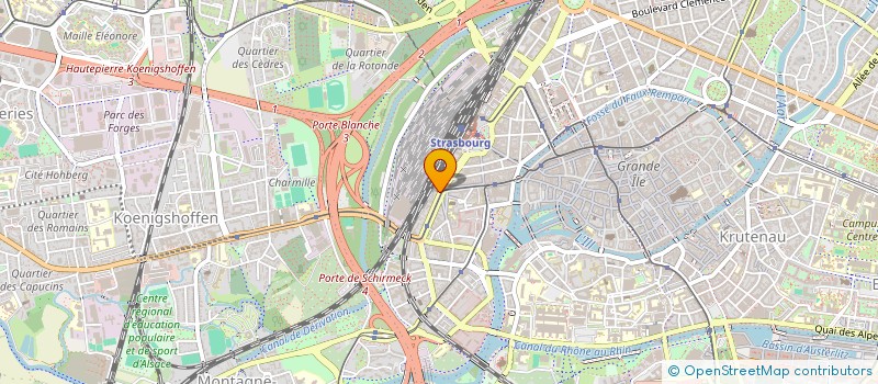 localisation de l'entreprise SYNDIC COPROP 41 BD DE NANCY à STRASBOURG