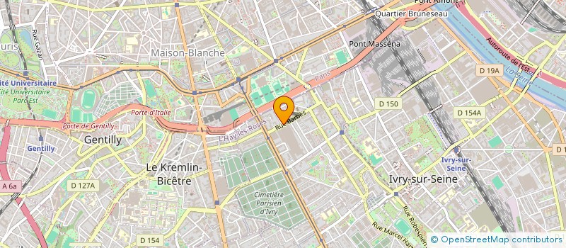localisation de l'entreprise SYNDIC COPROP 42 RUE BARBES à IVRY-SUR-SEINE