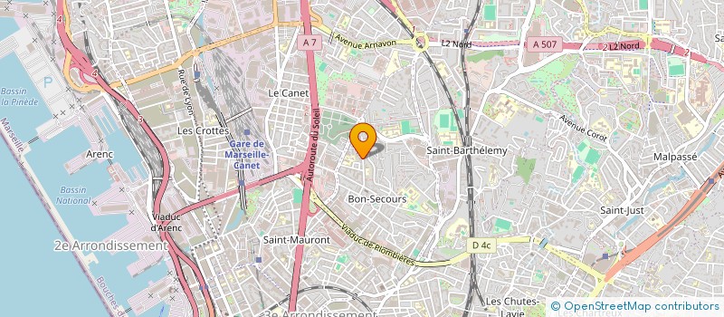 localisation de l'entreprise SYNDIC COPROP 43 BD KRAEMER  MARSEILLE