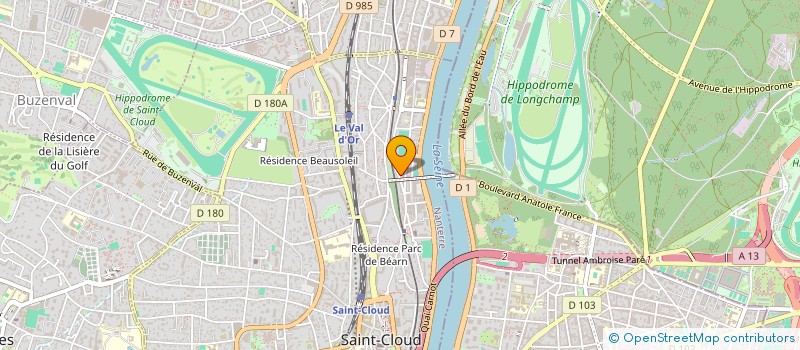 localisation de l'entreprise SYNDIC COPROP 44 BD SENARD à SAINT-CLOUD