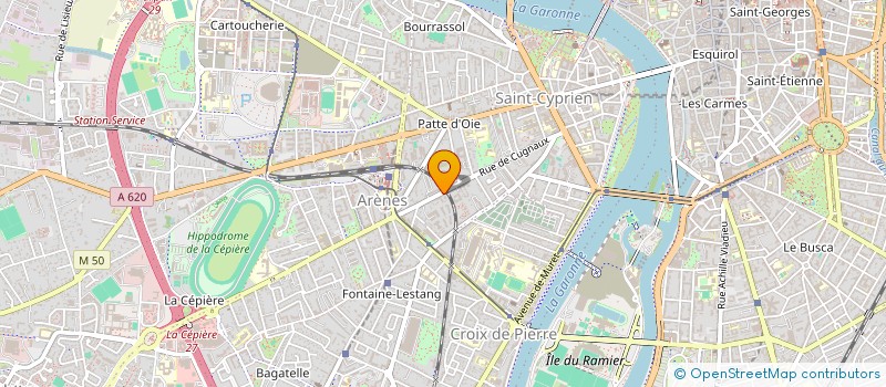 localisation de l'entreprise SYNDIC COPROP 46 RUE DE CUGNAUX  TOULOUSE