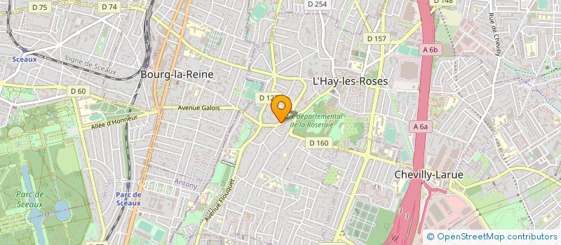 localisation de l'entreprise SYNDIC COPROP 48-50 AV LARROUMES à L'HAY-LES-ROSES