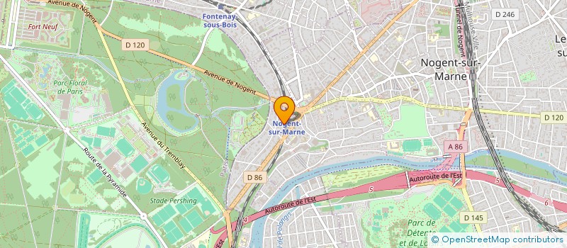 localisation de l'entreprise SYNDIC COPROP 5-6 AV DES MARRONNIERS à NOGENT-SUR-MARNE
