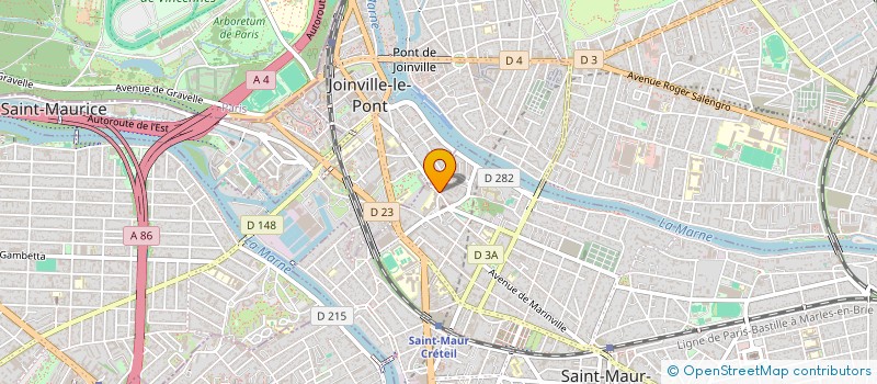 localisation de l'entreprise SYNDIC COPROP  5 R DE PARIS& 11 AV DE L ALMA à SAINT-MAUR-DES-FOSSES