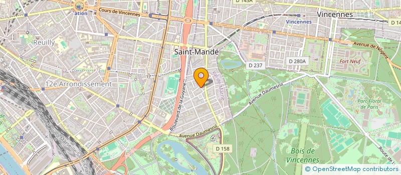 localisation de l'entreprise SYNDIC COPROP  5 RUE GUYNEMER à SAINT-MANDE